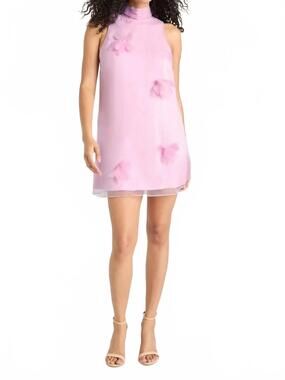 NEW CINQ A SEPT sylvia mini dress in light carination